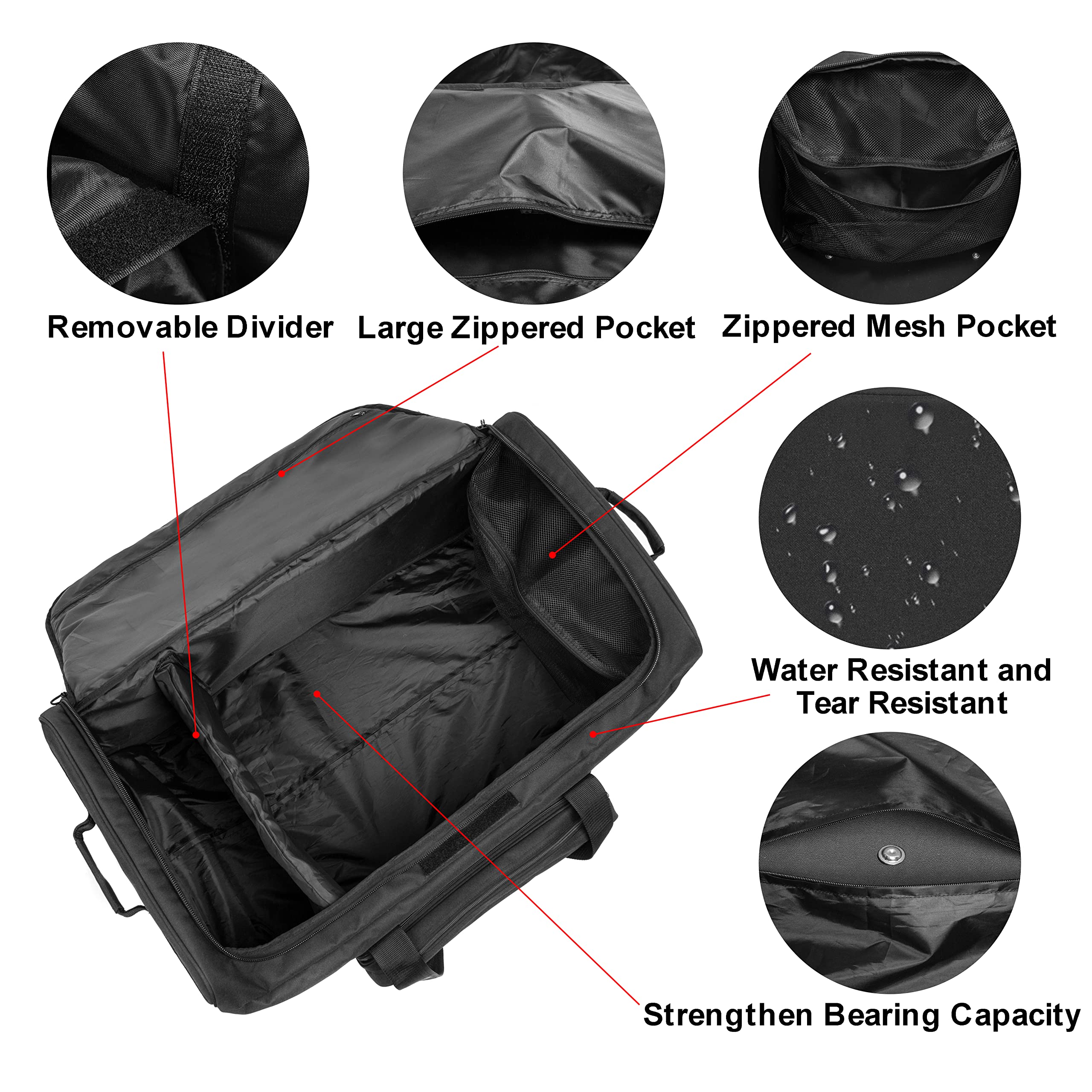 Snapklik.com : 117 Liter 32 Inch Wheeled Deployment Tactical Trolley ...