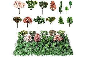 28PCS Artificial Trees Diorama Scene Accessories