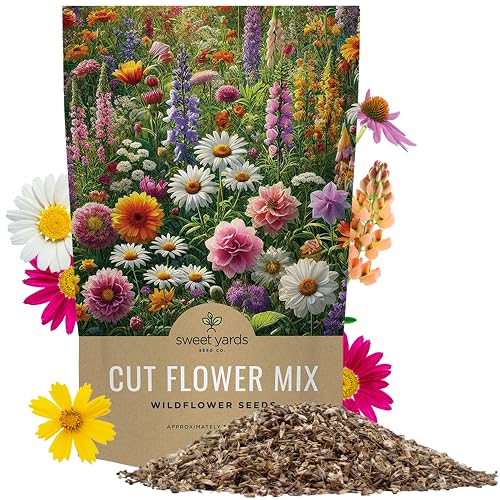 Cut Flower Garden Seeds - Bulk 1/4 Pound Bag -