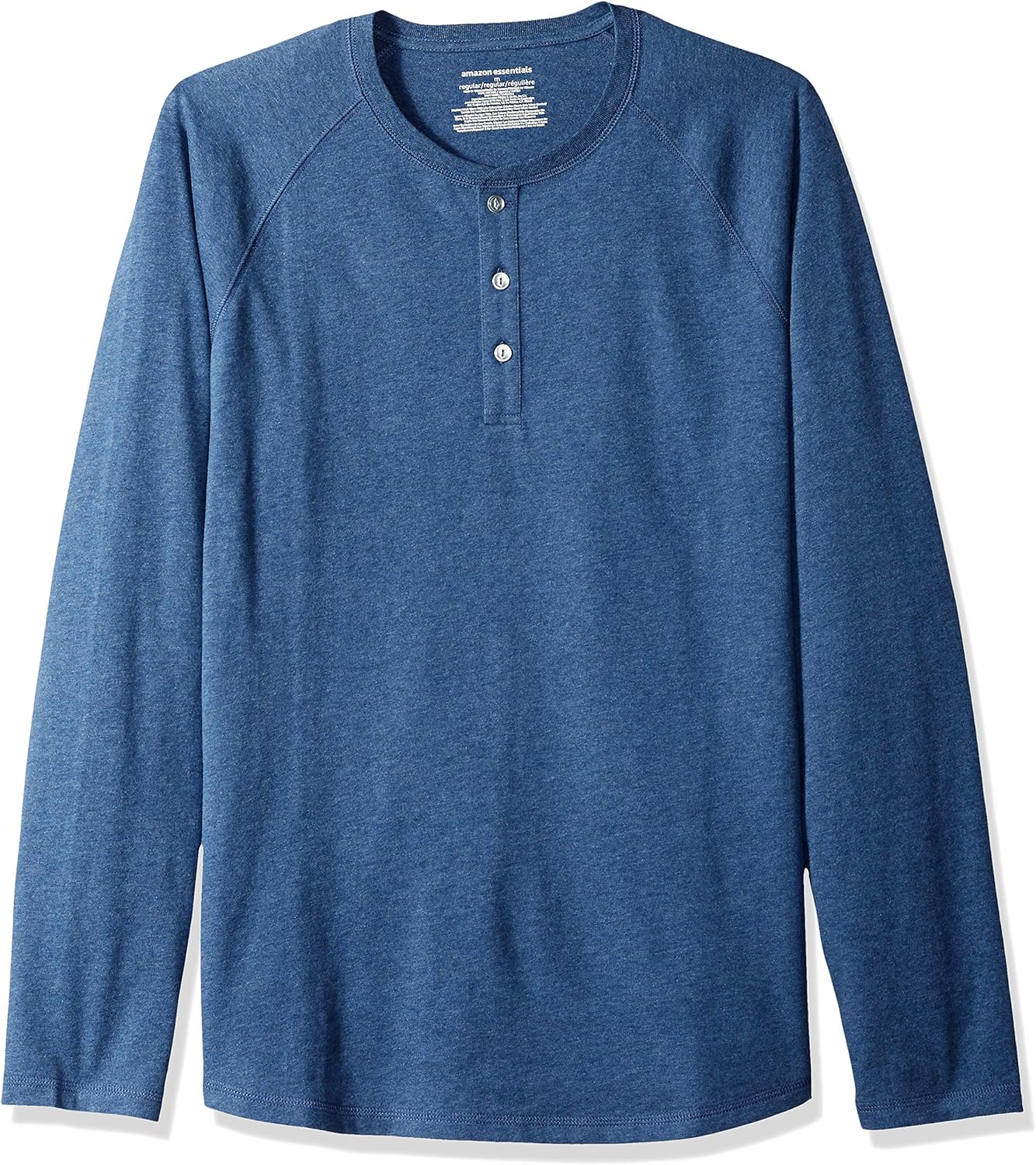 Camiseta manga larga cuello panadero hombre Clearance