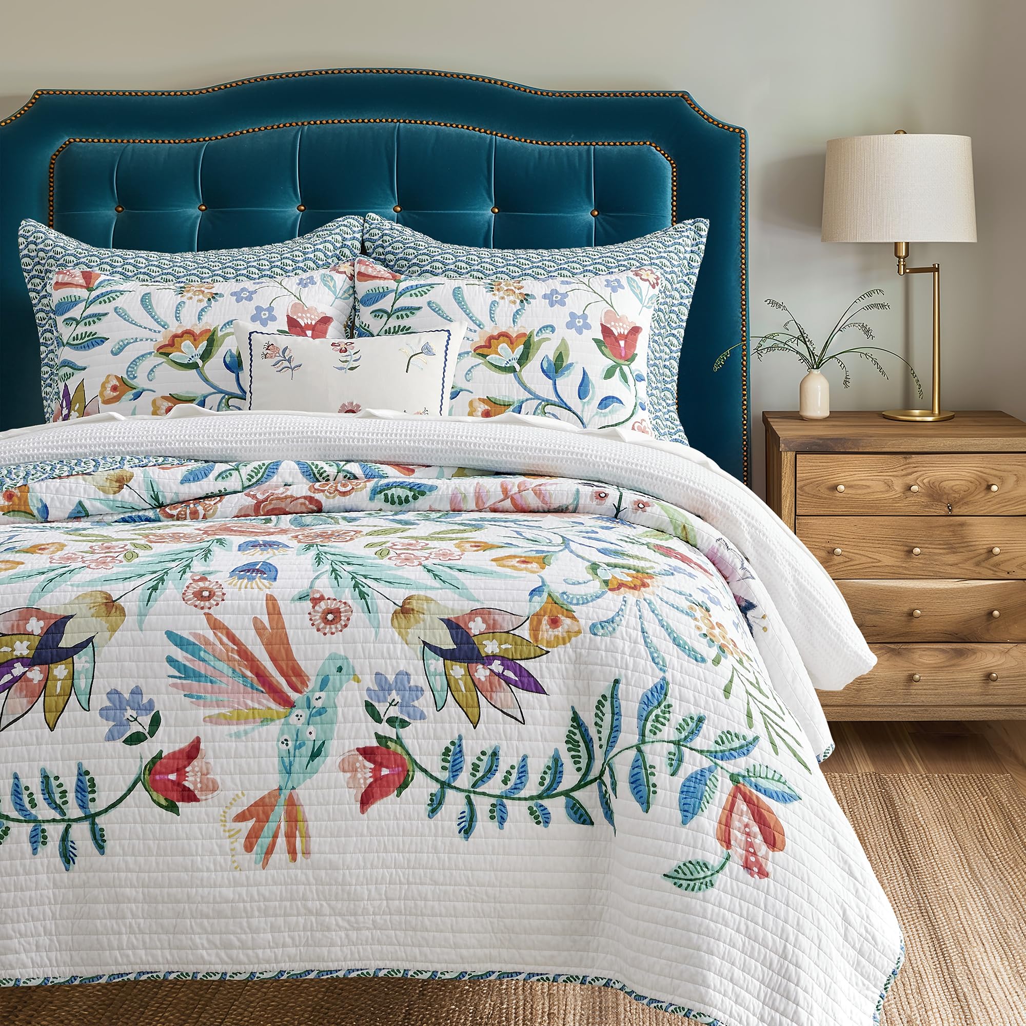 Amazon.com: Levtex Home - Danika Quilt Set - Full/Queen Quilt and  display picture 1