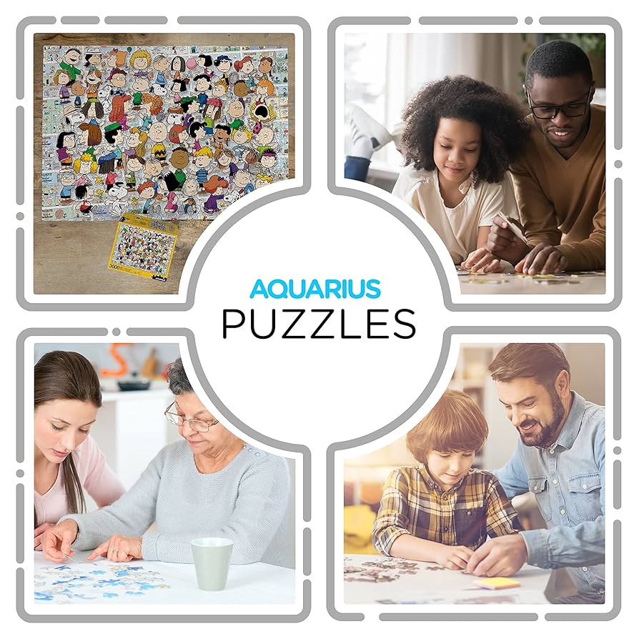 Amazon.com: Aquarius Peanuts Cast Puzzle (3000 Piece Jigsaw