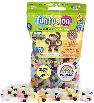 Perler Beads Glow in the Dark Bead Mix 1000 Count