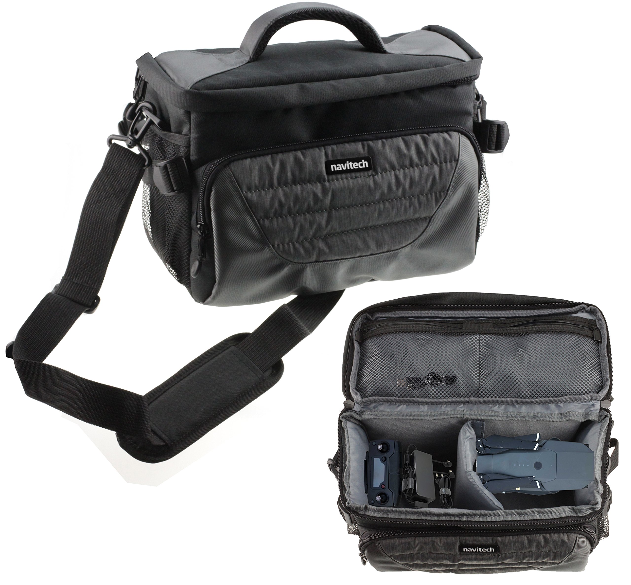 Navitech Grey Drone/Quadcopter Carry Bag Case Suitable Compatible with The Swift Stream Z-6 CV Drone