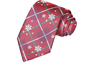 Festive Silk Christmas Tie: Adorn Your Holiday Attire with Cheer