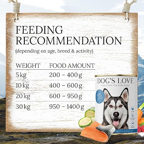 Miniatura 5 de DOG'S LOVE - Alimento húmedo de ingredientes limitados de proteínas naturales súper premium  Pescado adulto  Menú completo de alimentos ricos y