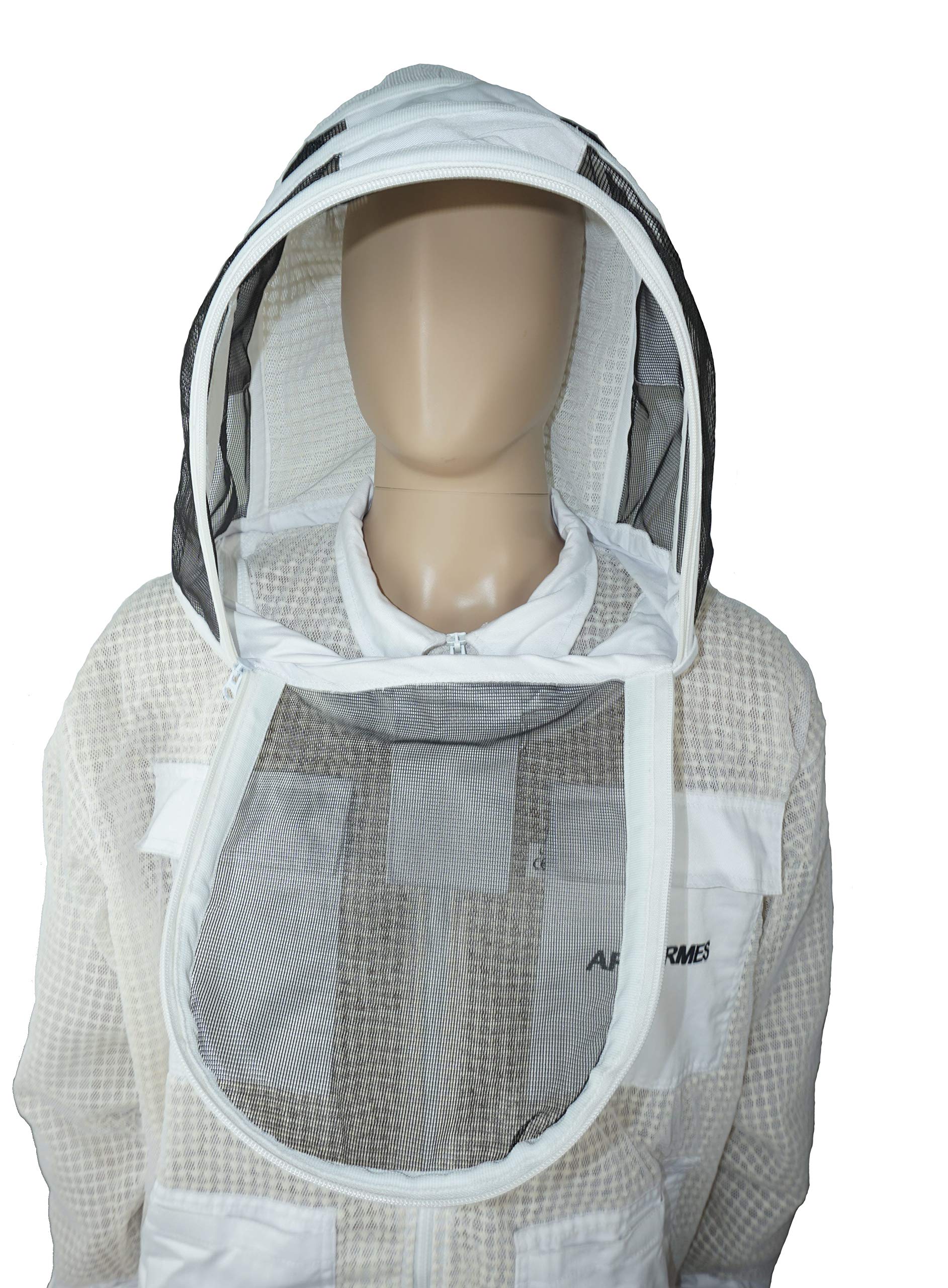 APIFORMES Imkerjacke – L – Drei-Schicht-Luft – Stichschutz Belüftet Schutzjacke Imkereibedarf