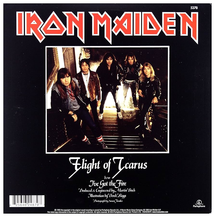 IRON MAIDEN Flight of Icarus ピクチャーレコード Iron Maiden – Flight Of Icarus – Vinyl (12