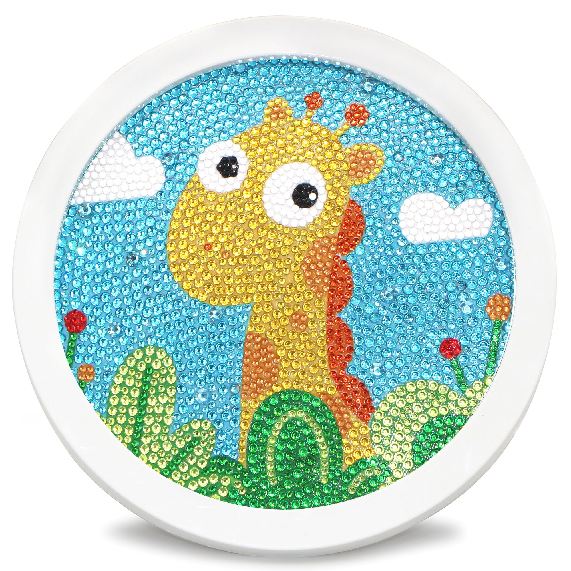 Libfx Diamond Art Kits for Kids with Frame Diamond Art for Kids Girls Boys Beginners Arts and Crafts for Kids Ages 8-12 Christmas Birthday Gifts (Giraffe)