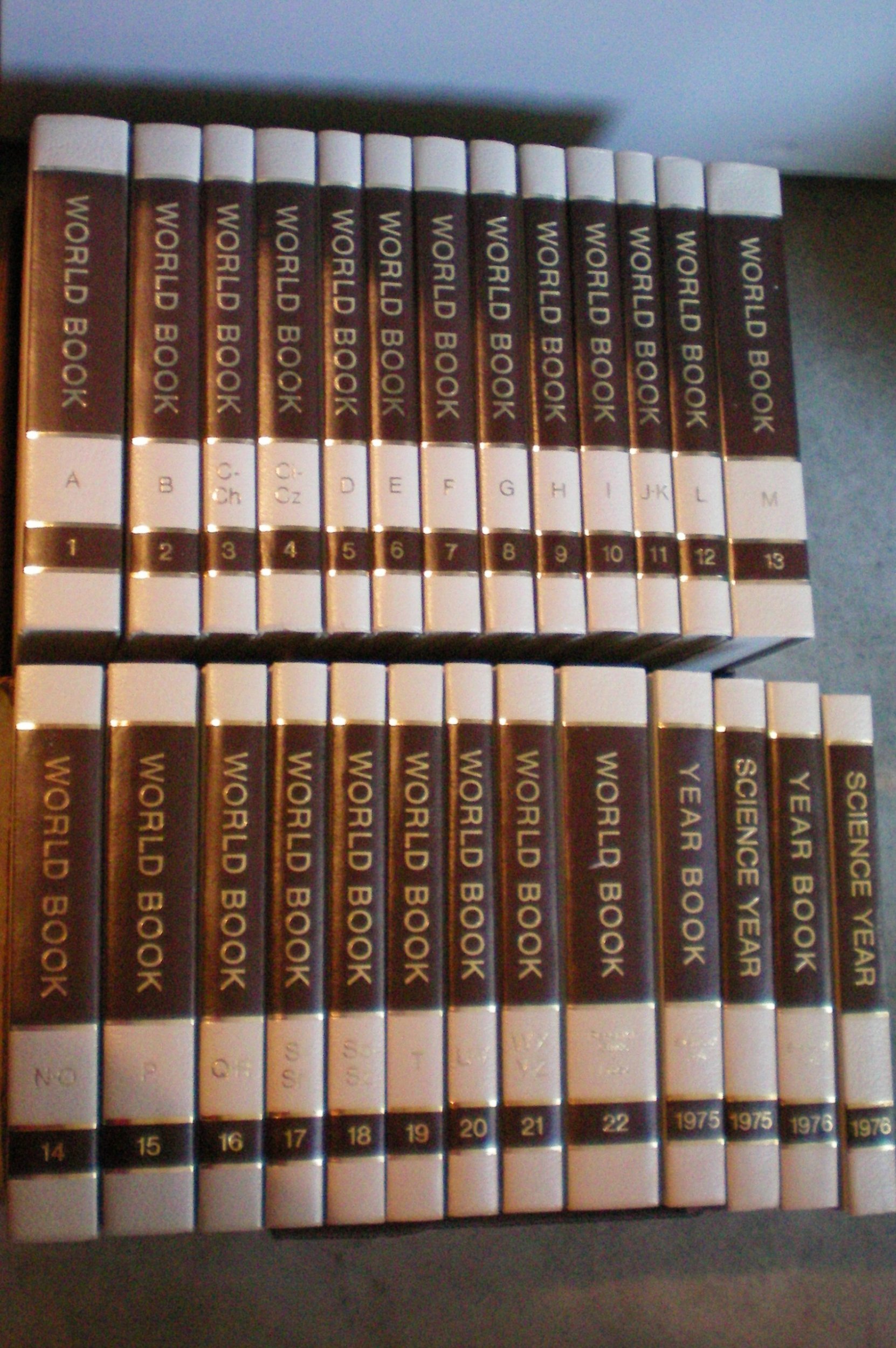 Buy The World Book Encyclopedia 22 Volume 1976 Set Plus 1975