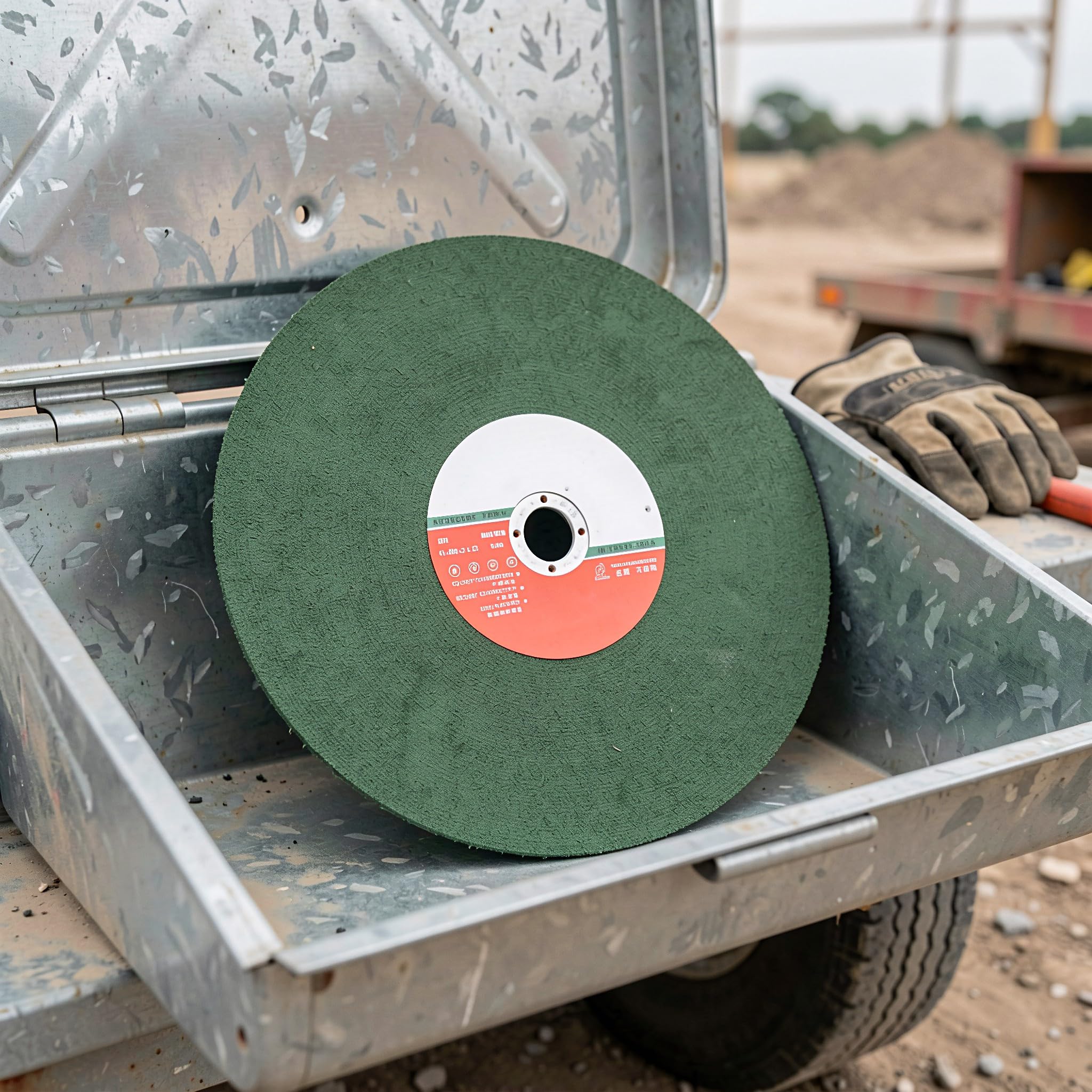 4 discos de corte metálicos, discos ultrafinos de 15,75 pulgadas.