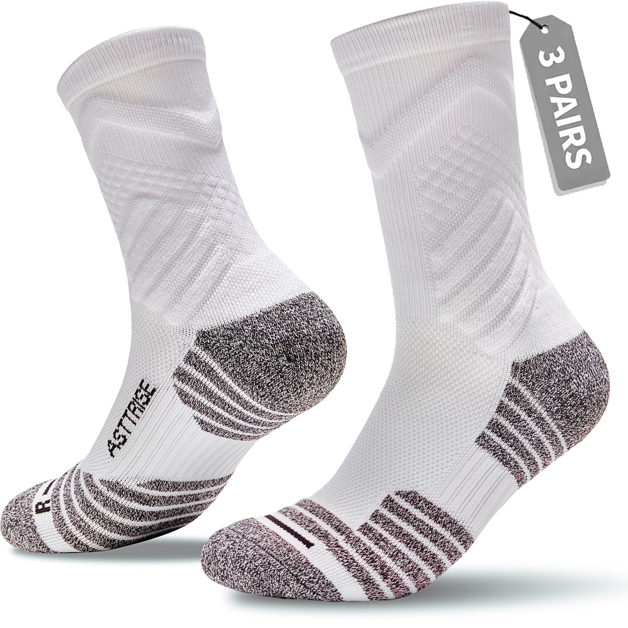 ASTTRISE Compression Athletic Socks 3 Pack