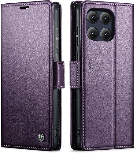 Taneny Wallet Case for Moto Edge 2025, PU Leather Magnetic F