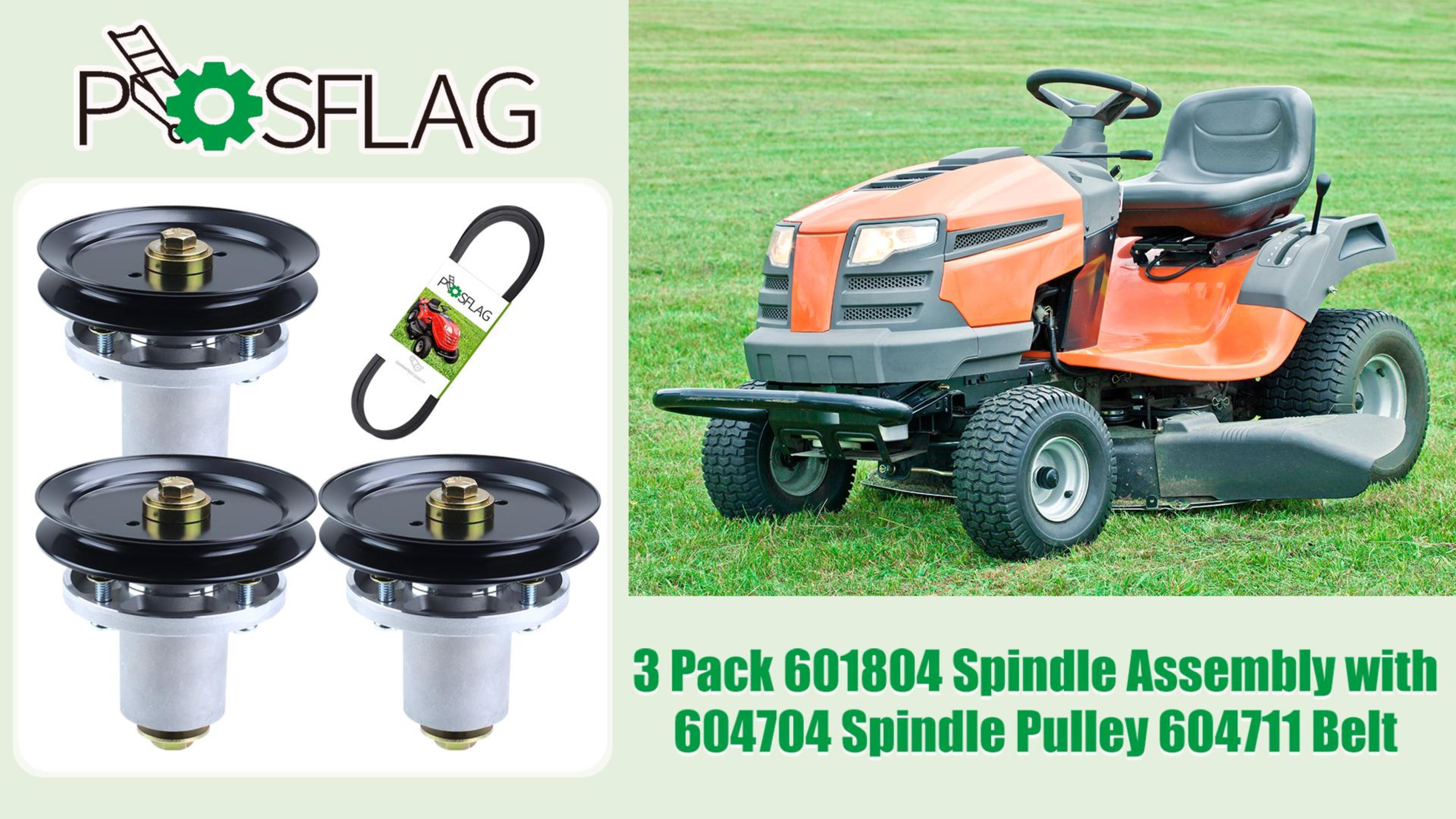Amazon.com : POSFLAG 3 Pack 607418 Spindle Assembly with 604704