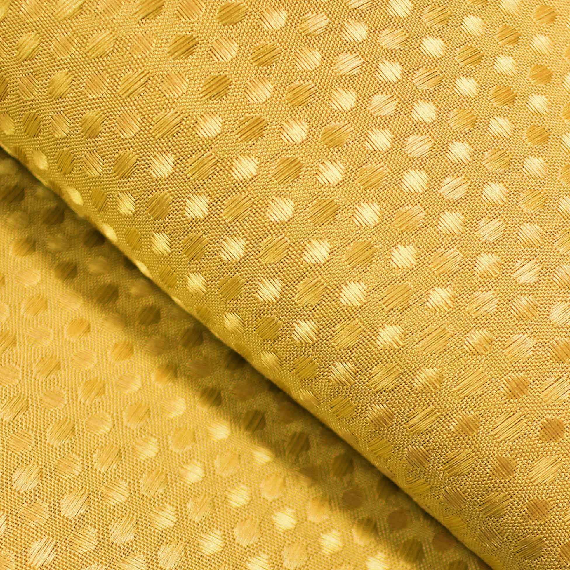 Douceur D'Intérieur Tenda In Poliestere 140x180 Cm: Colore Miele, Finitura A Occhiello, Lavabile A 30°