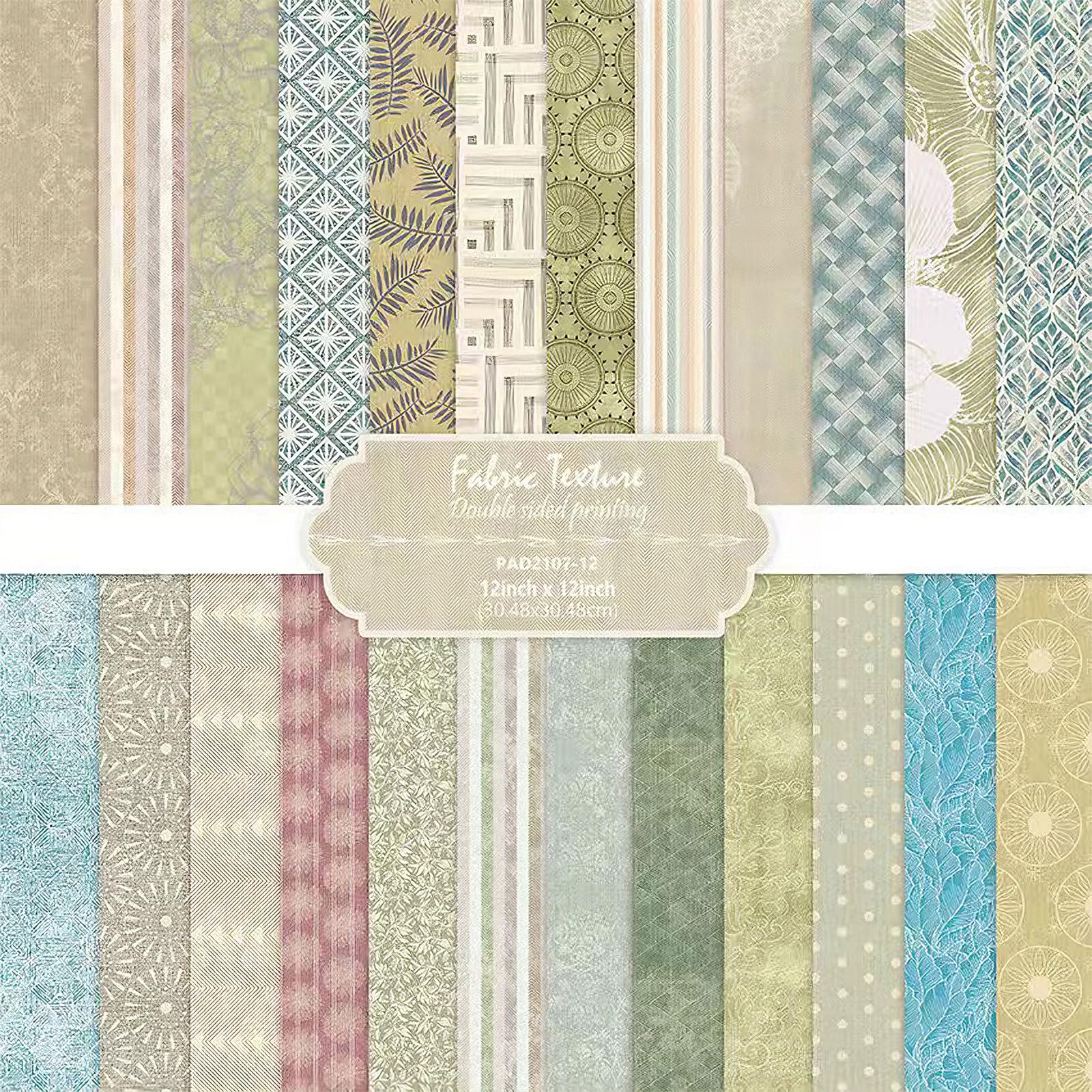 MerwDeeyt Scrapbook Papier Doppelseitiges Muster Bastelpapie