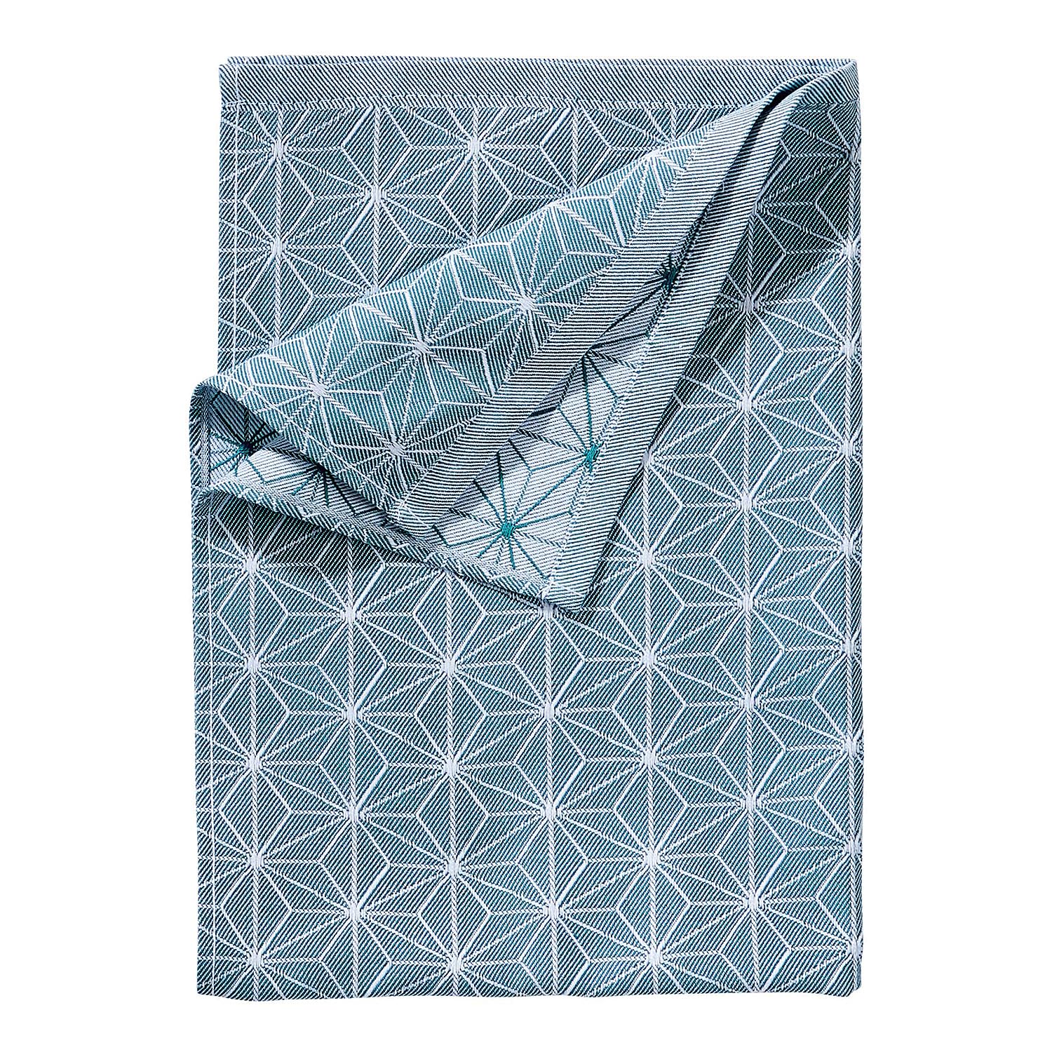 BUTLERS 3er Set Geschirrtücher Baumwolle - Fjord - | Farbe Blau - 50x67 cm - Küchentücher zum Abtrocknen von Besteck - Spültücher für Gläser
