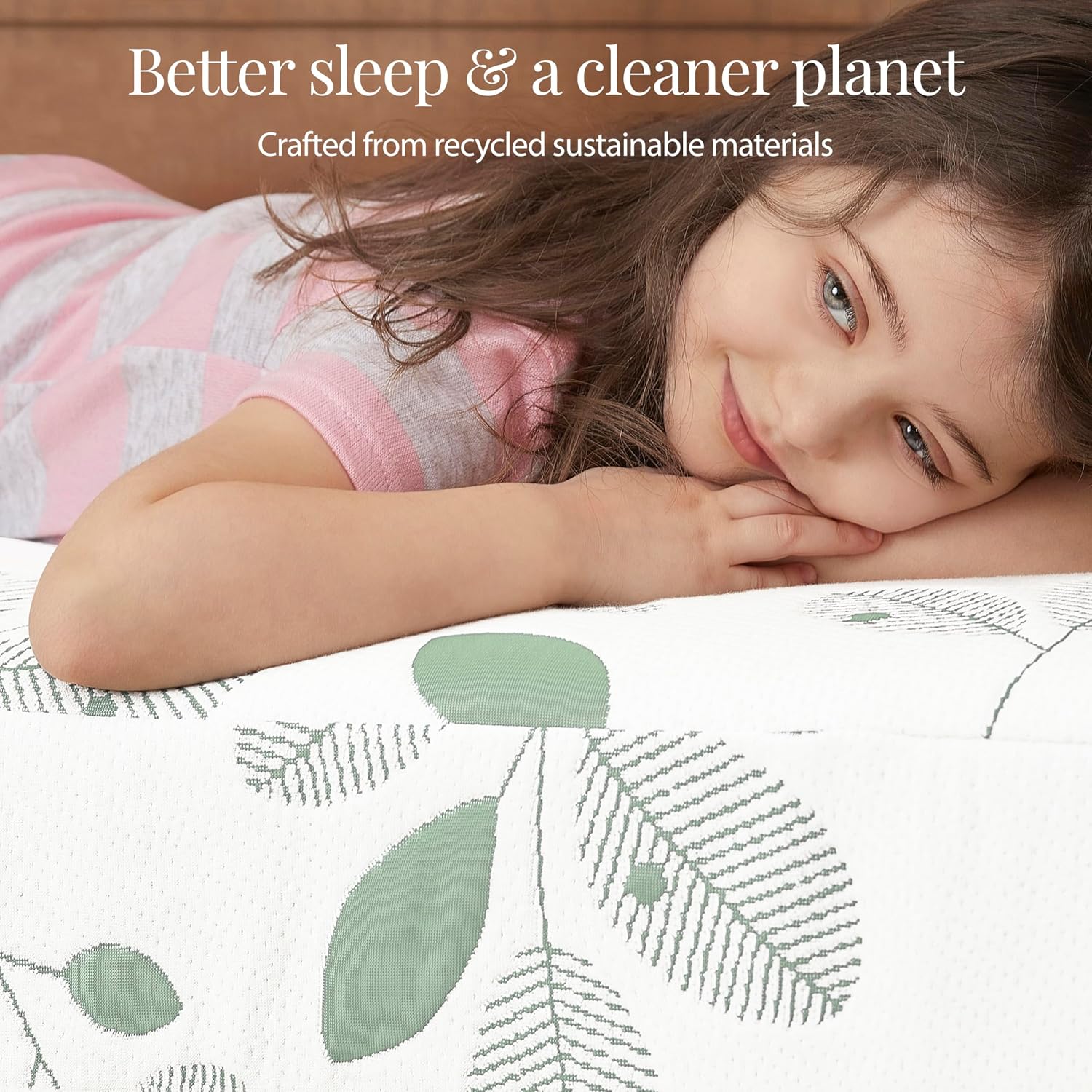Dream On Me Utopia 2-in-1 6"" Crib & Toddler Mattress – Dual-Sided Design, Removable & Washable Zipper Cover, Greenguard Gold & BSA Certified, Fits Full Size Cribs & Toddler Beds, Made in USA