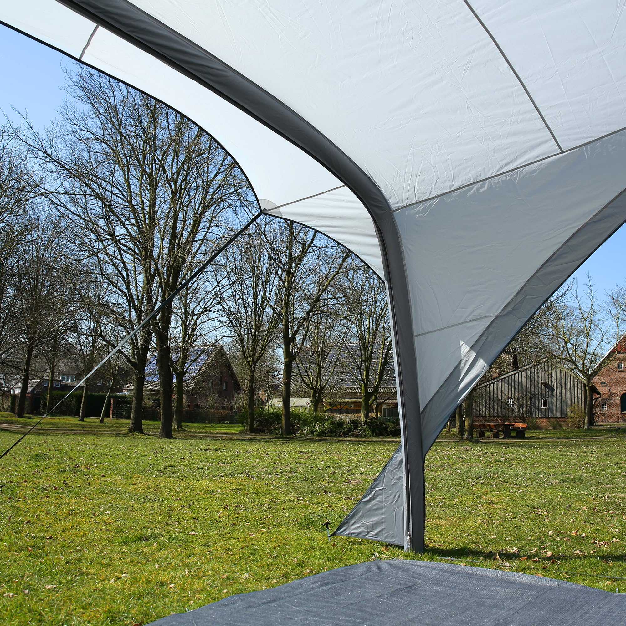 your GEAR Amalfi Air Voile d'ombrage pour caravane, auvent gonflable, UV 50+, parfait pour caravane Beachy 360/420/450 de Hobby (Taille 360)