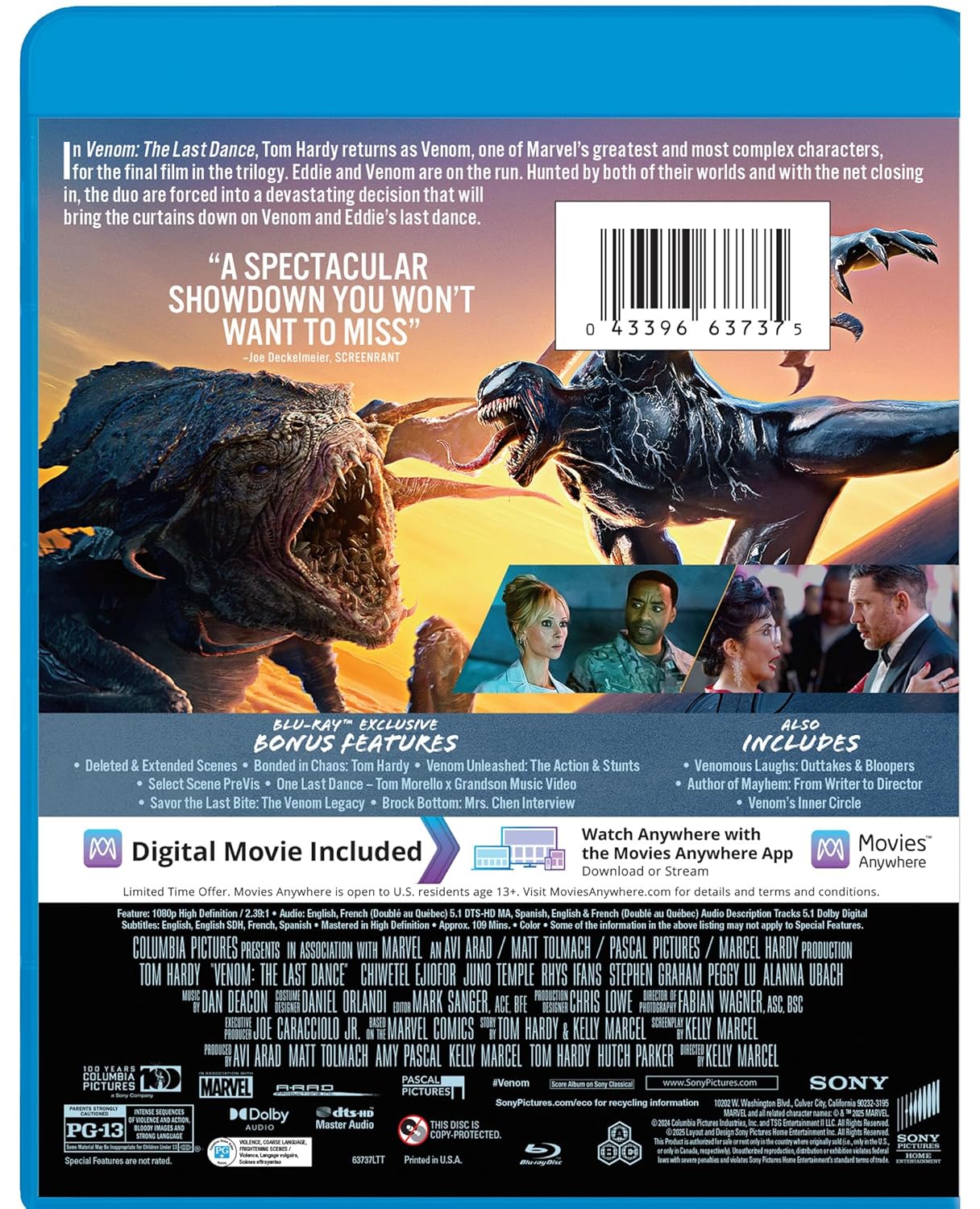 VENOM: THE LAST DANCE BD+DIG