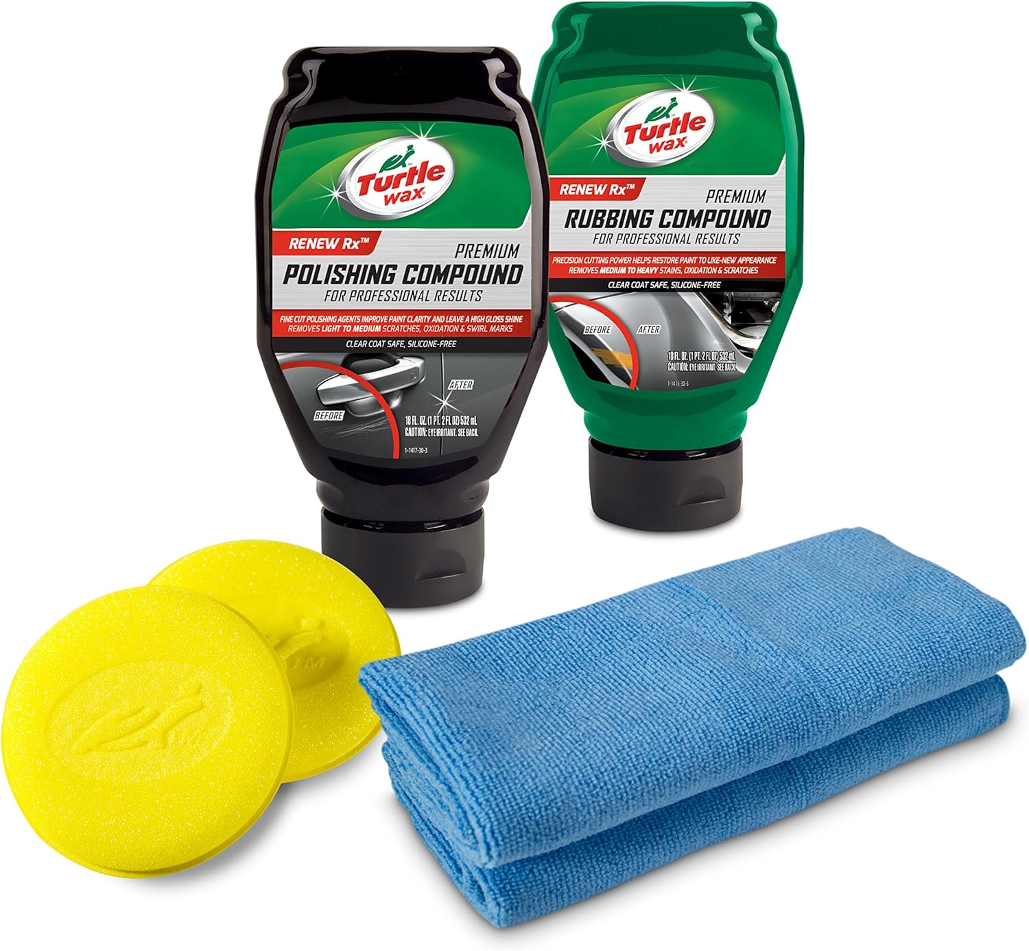 Turtle Wax 50734 Complete 6Piece Compound, Polishing & Scratch Kit