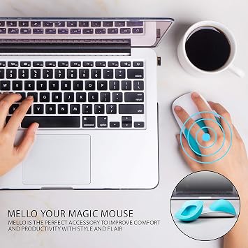 Mello Silicone Cushion Compatible with Apple Magic Mouse 1 & 2 (Blueberry Blue)
