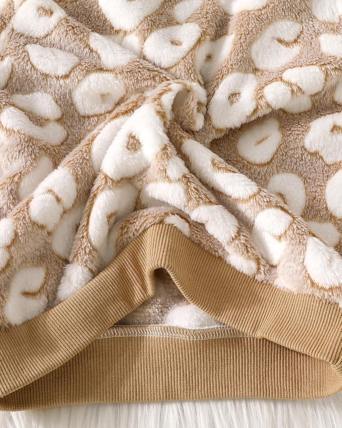 Jecson Toddler Baby Girl Clothes: Soft Fleece & Thermal Outfits Set Animal Pattern Hoodie & Pants Cute Winter Home Out 6M-4Y - Image 6