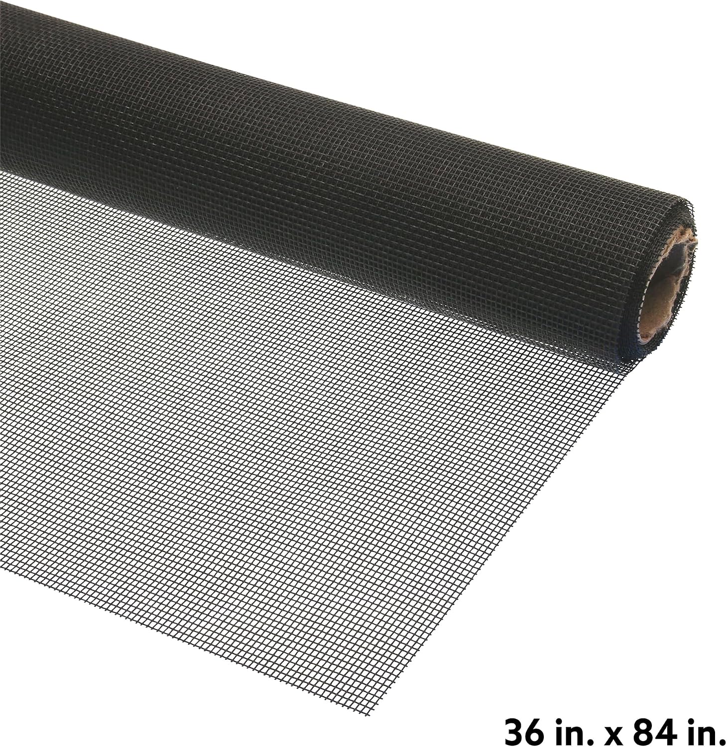 Prime-Line P 88445 Screen Mesh Roll for Window and Door Fiberglass Heavy Duty 48 x 84 in. Charcoal (1 Roll)