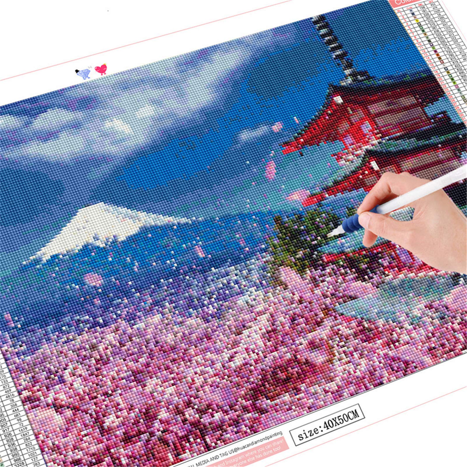 Nicole Knupfer DIY Diamond Malerei Cherry Blossoms  Produktbild-Vorschau 11