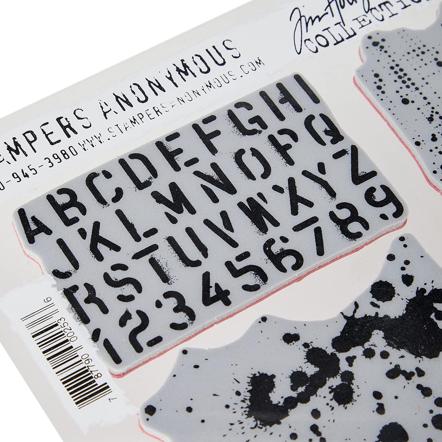 Stampers Anonymous CLING RBBR STAMP SET GRUNGED