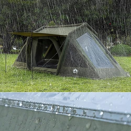 Miniatura 2 de Night Cat Inflatable Tent Easy Set Up Pump for Family Winter Camping and Outdoor Events