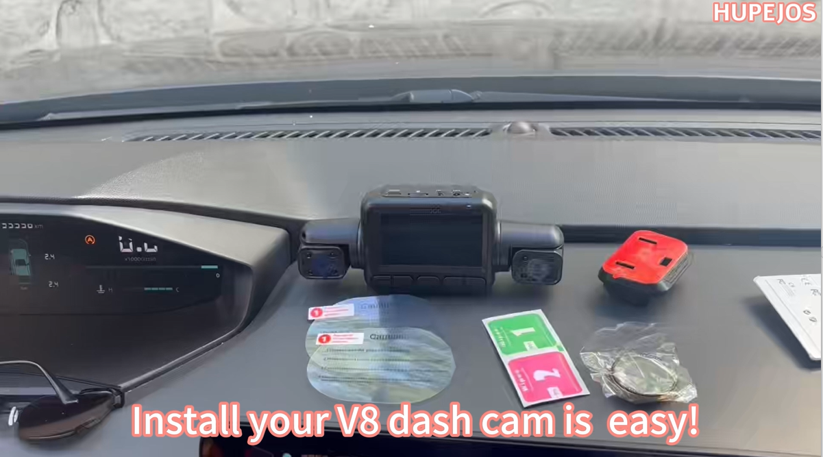 Amazon.com: HUPEJOS AI Dash Cam Front Rear Inside with Driver