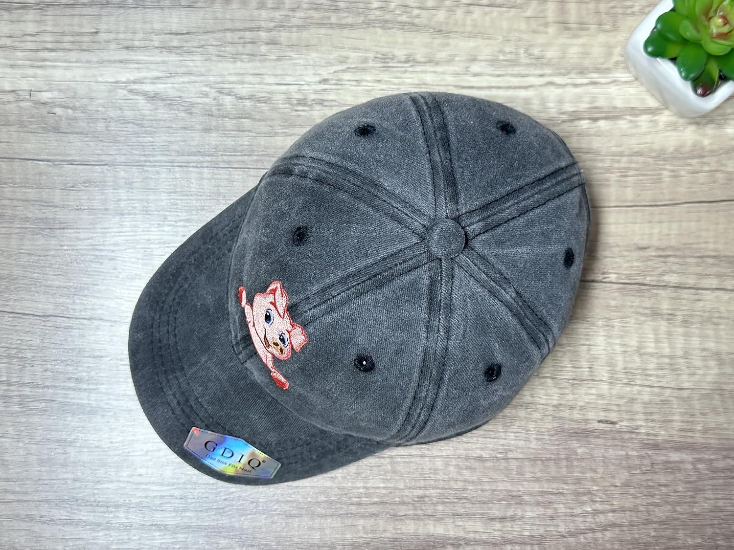 Adjustable Embroidery Animal Baseball Hat for Kid Toddler Child