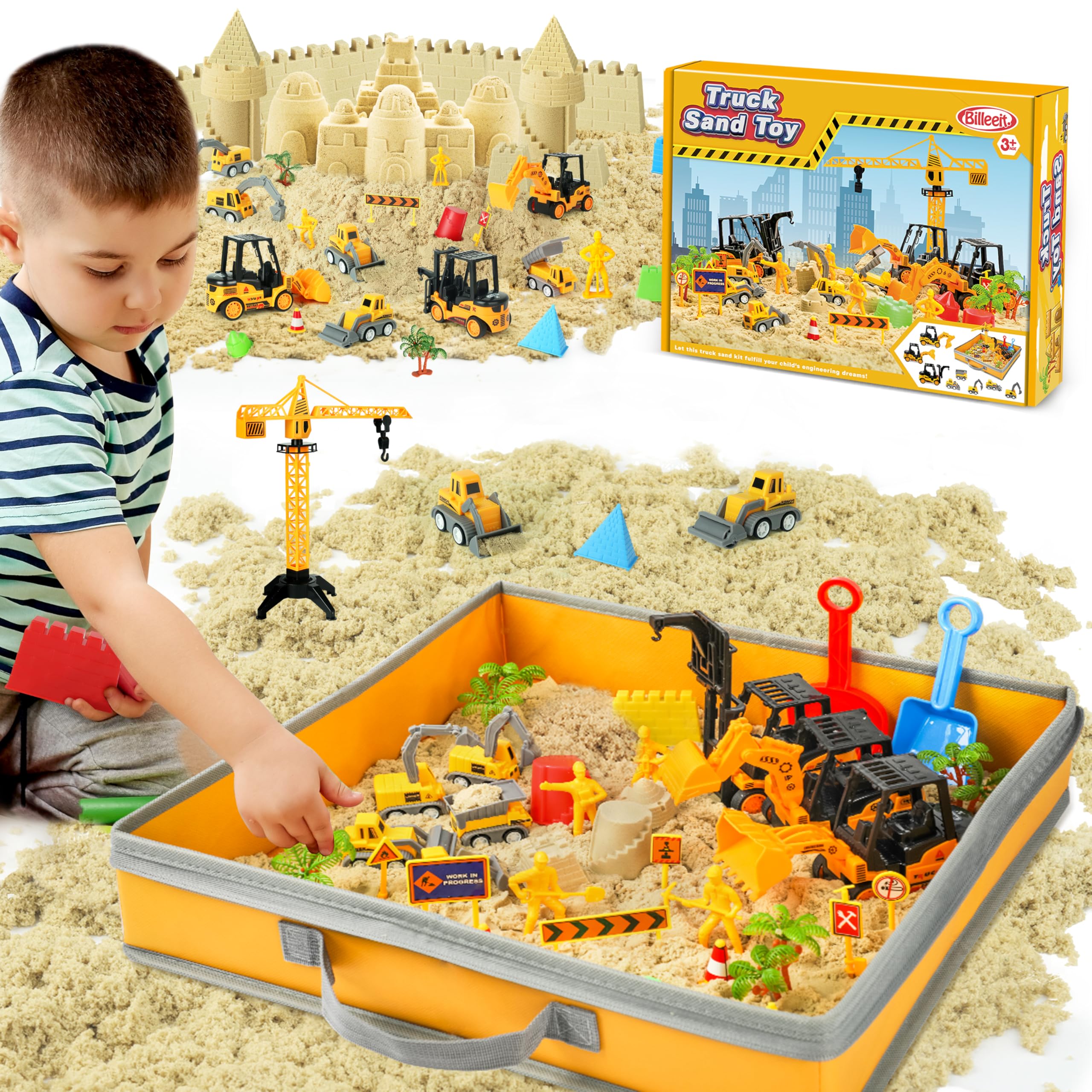 Amazon.com: Billeeit Sand Construction Kit with Big Foldable
