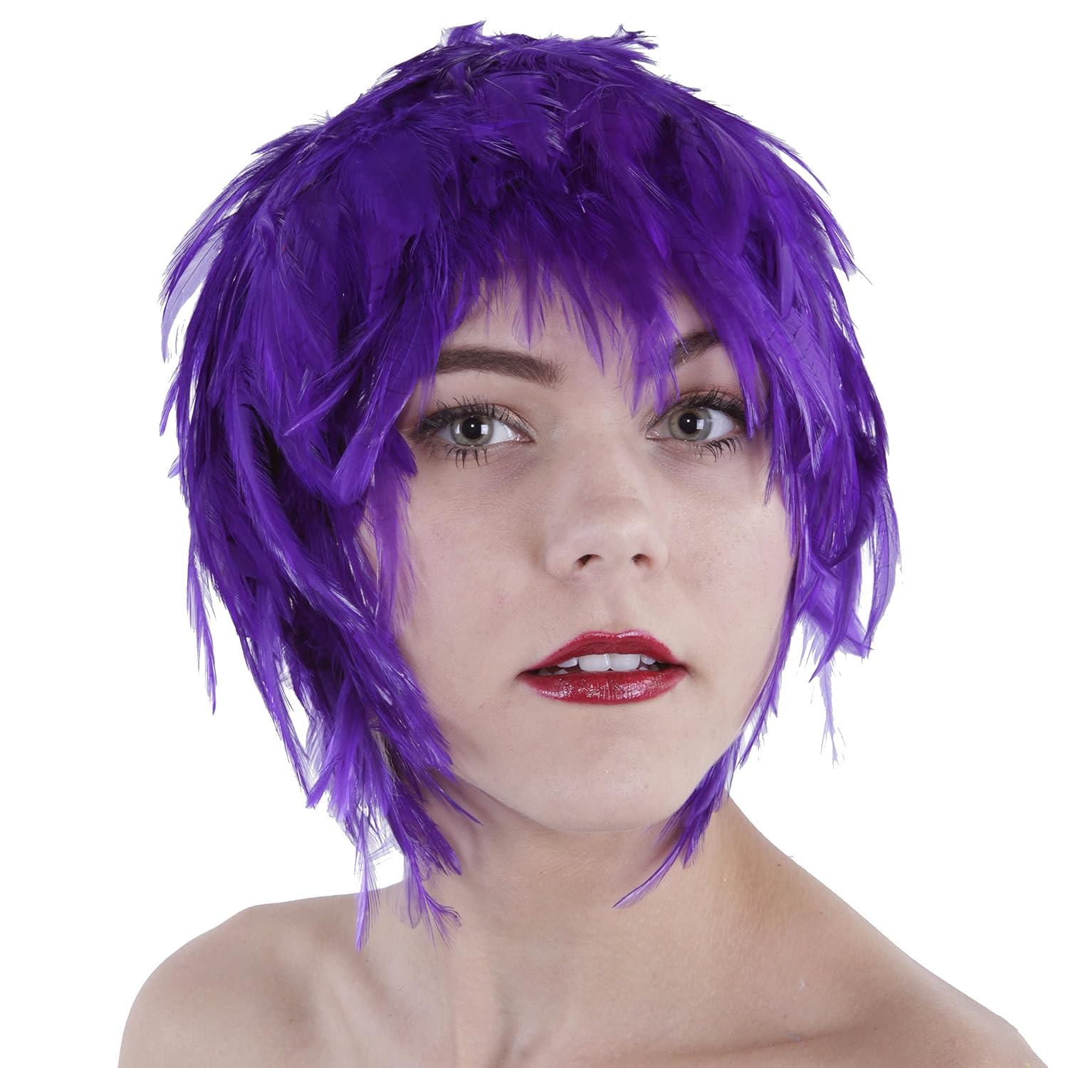 Zucker Feather (TM) - Hackle Feather Wig-Solid - Regal