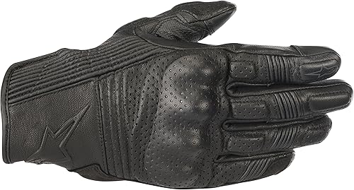 Alpinestars Mustang V2 - Guantes de cuero para motocicleta