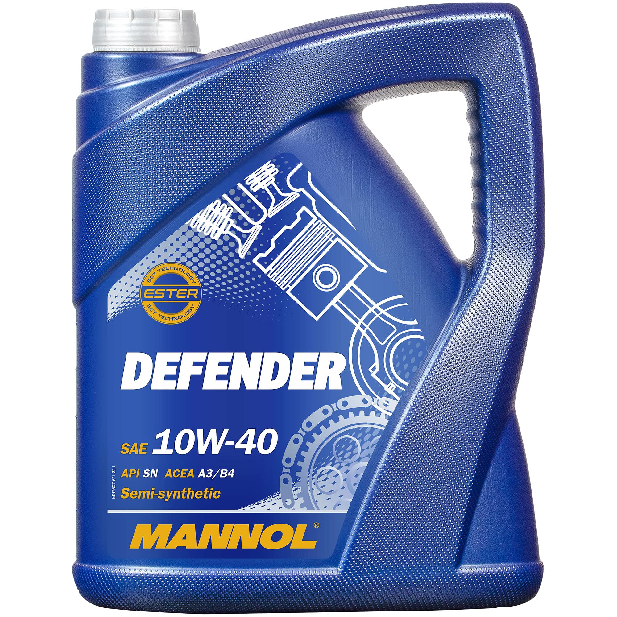Mannol Defender 12L - Aceite de motor 10W-40 (3 unidades, motor Doctor+Motor Flush)