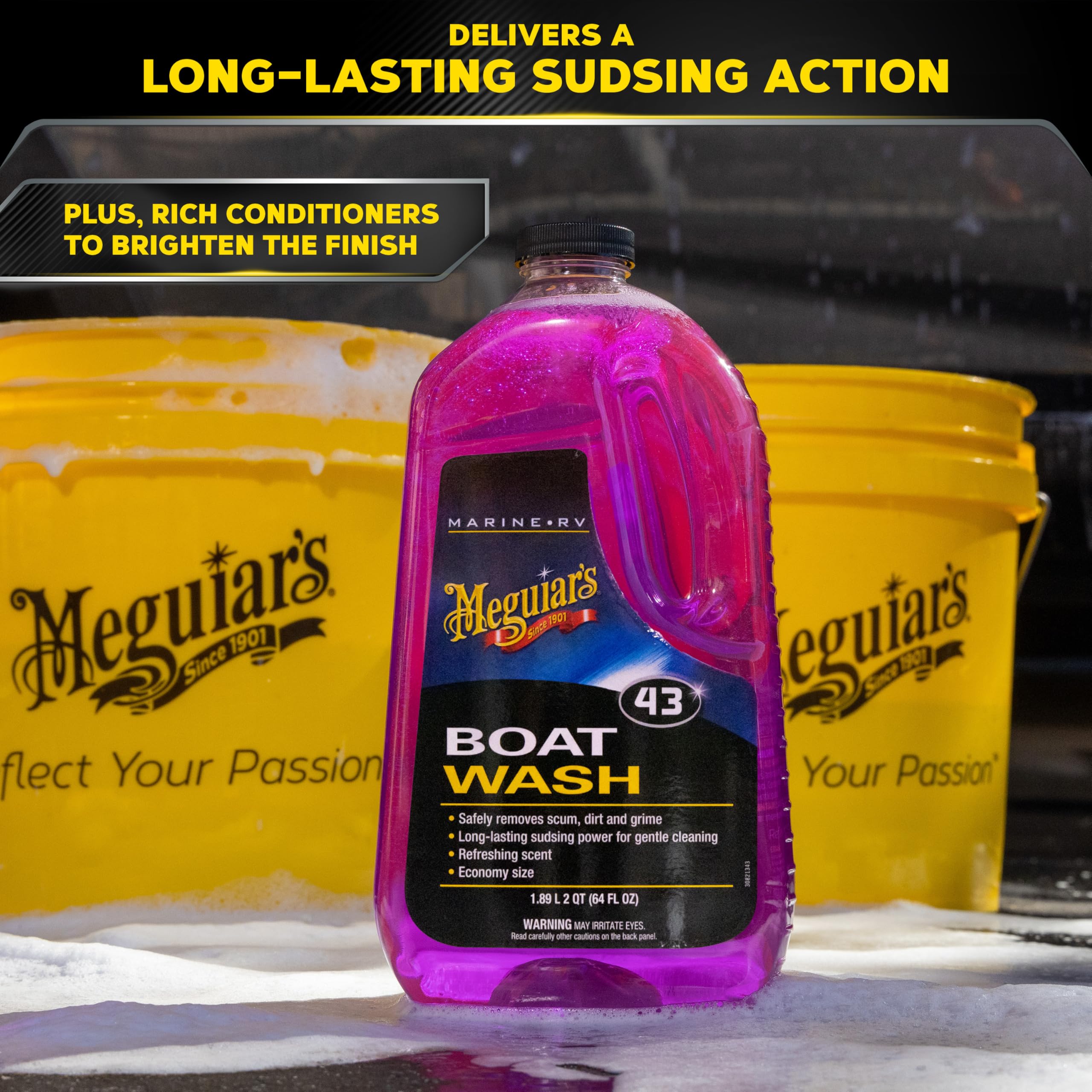 Meguiar's Marine Rv 43 - Detergente per imbarcazioni, 1,89 l, M4364