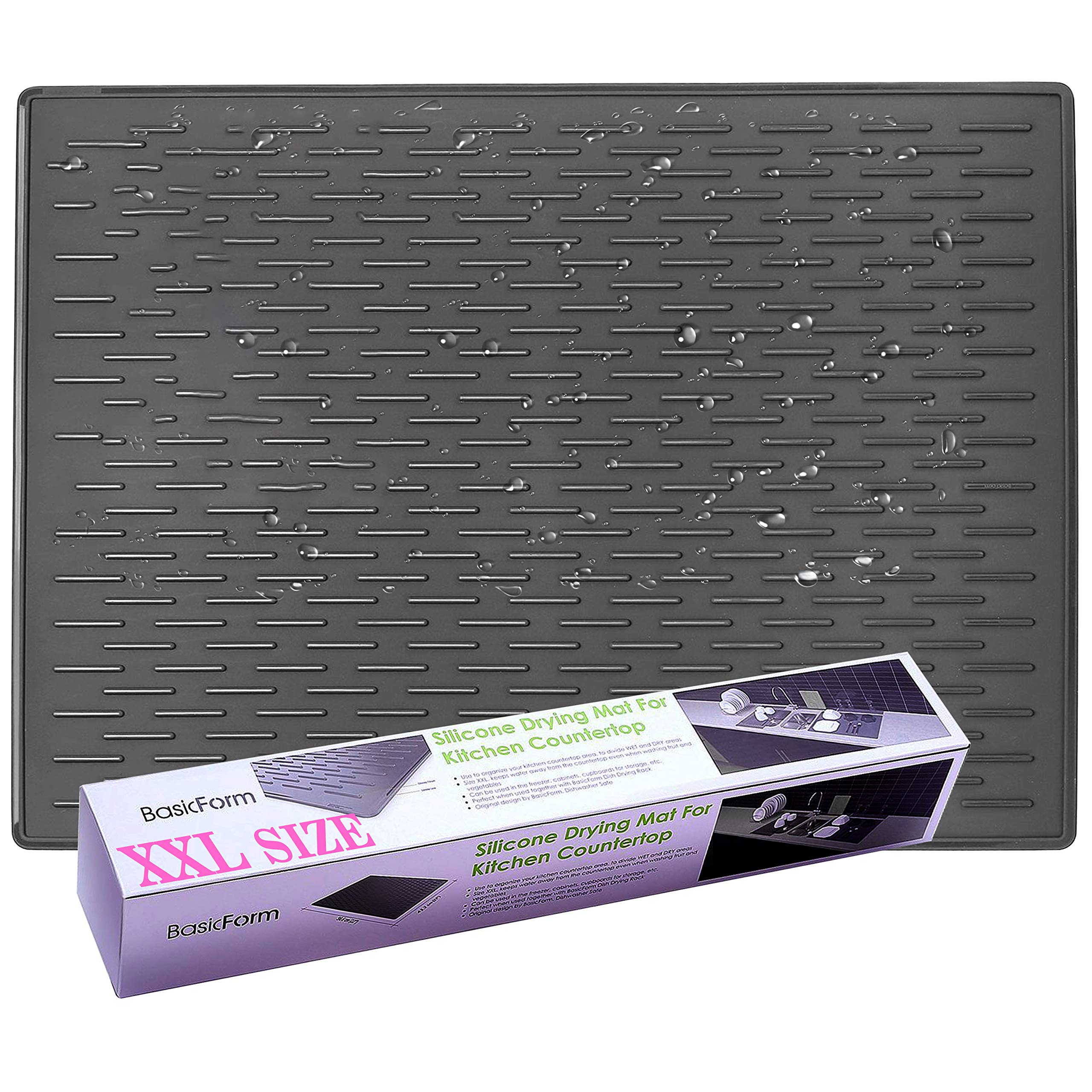 Buy Large Silicone Dish Drying Mat 22 x 17 Inch Sink Mat Extra