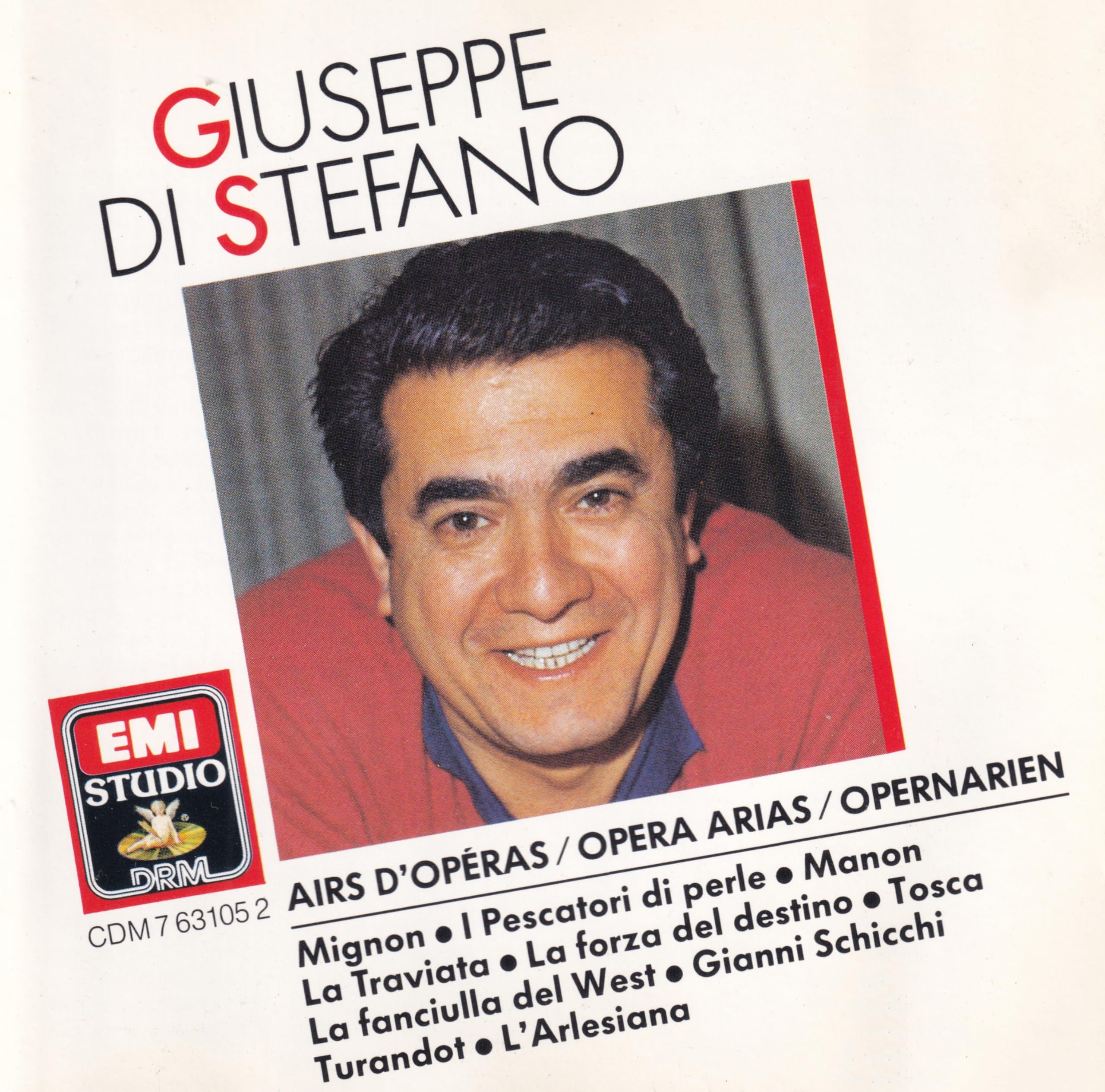Opera Arias [Audio CD] Di Stefano, Giuseppe