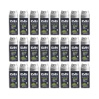 EVIN HOMME | 24 Deodoranti Uomo Spray, Fragranza Spezie d'Oriente e Cuoio