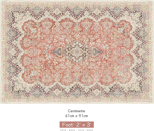 Vista 105 de Alfombras pequeñas de 2 x 3 pulgadas para entrada, alfombra bohemia verde para baño, pasillo, alfombra de cocina vintage, antideslizante, lavable