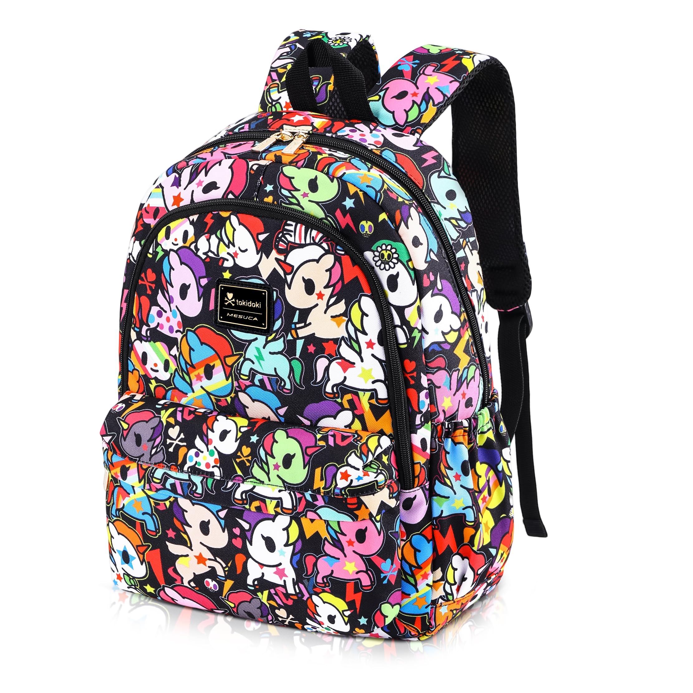 Tokidoki Official Licensed Travel Backpack for Women Shoulder Bag Casual Daypack for Work Weekender Business Hiking (red)