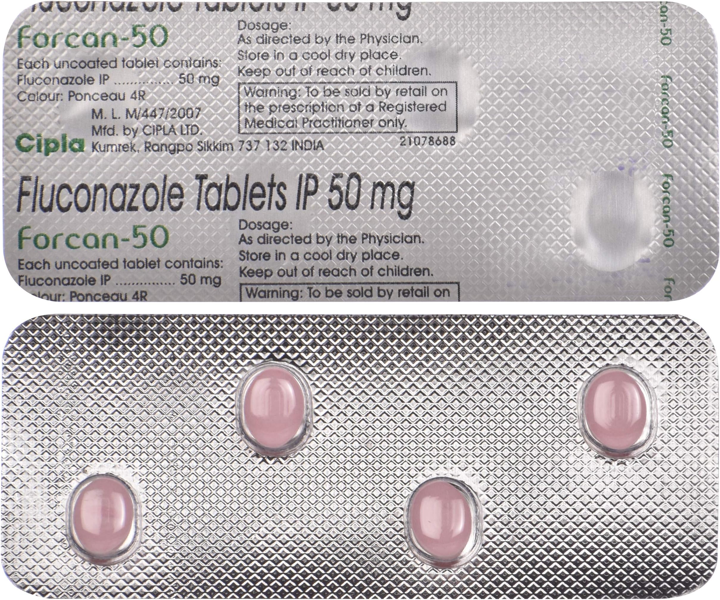 Forcan-50 - Strip of 4 Tablets