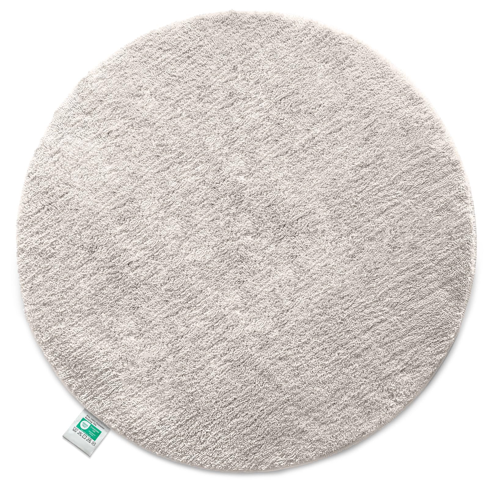 Floordirekt Badematte Sky Uni - Badezimmerteppich - Weicher, dichter Hochflor - Rutschhemmend & Schnell trocknend - Geeignet für Fußbodenheizung - Eckig & Rund