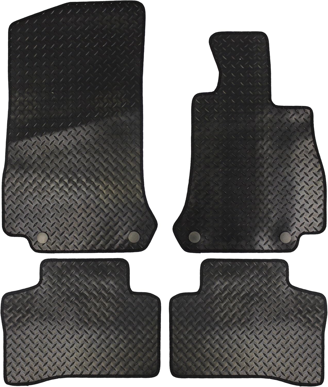 Fully Tailored Rubber Car Mat Set for 4 Amazon.co.uk Automotive
