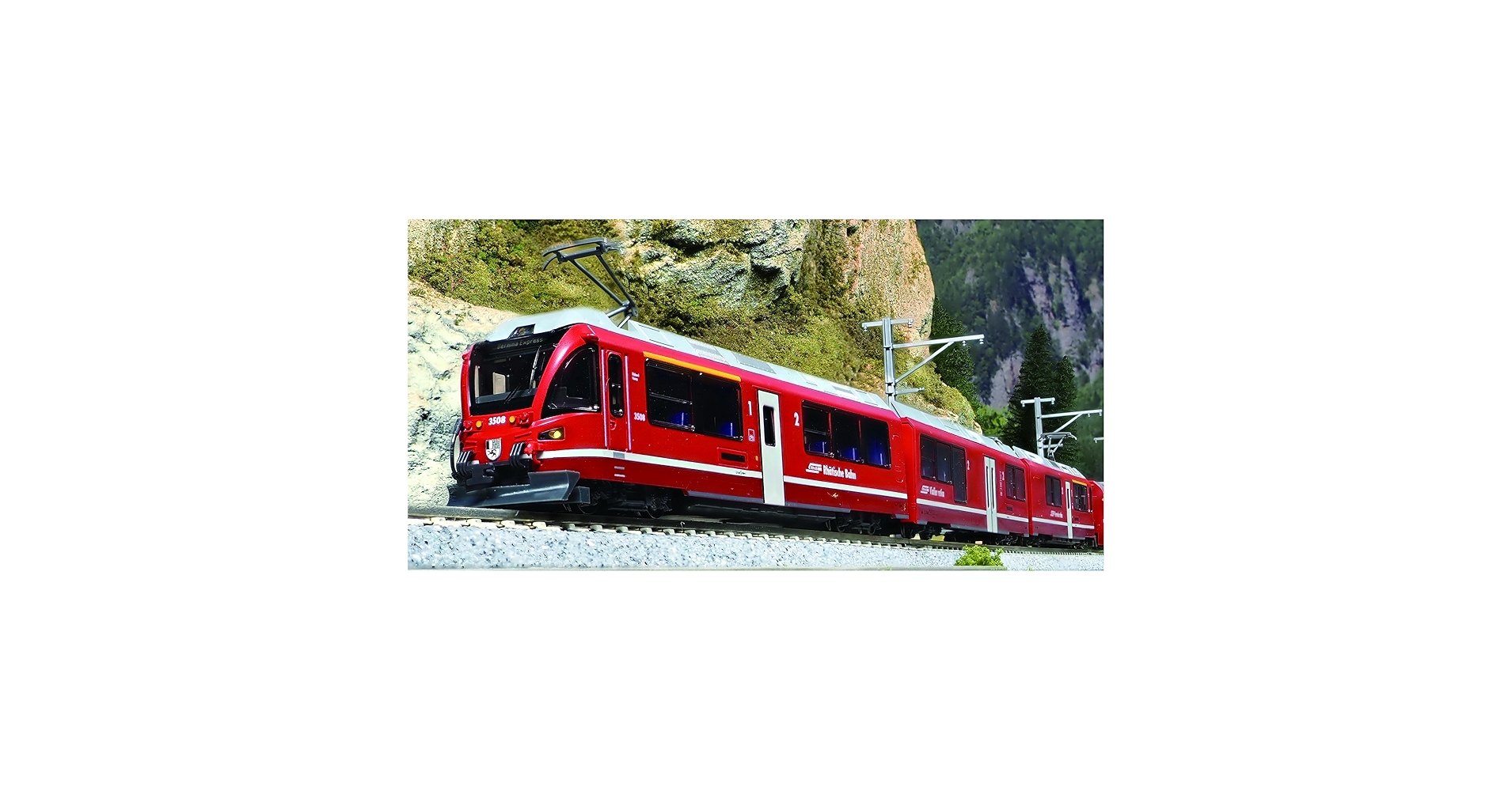 鉄道模型 KATO ABe8/12 Allegra+Kato EW I 10-1414 Kato 10-1273 N Rhaetische Bahn ABe8/12'Allegra'3 car – Trainz