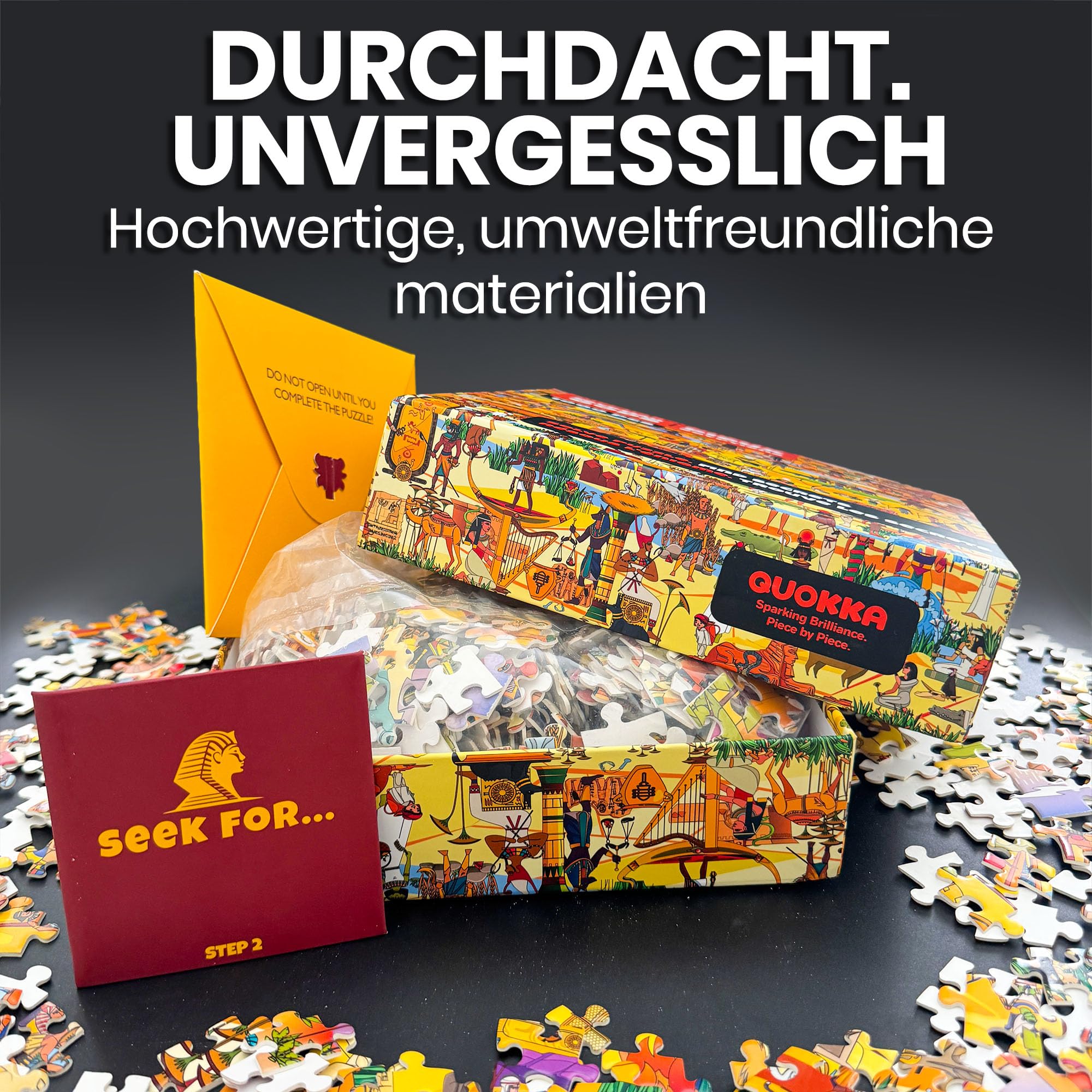 1000-Teile-Puzzle für Erwachsene - 3er-Set Mythories Antike Götter | Puzzle für Erwachsene - Nordische, Griechische und Ägyptische Götter
