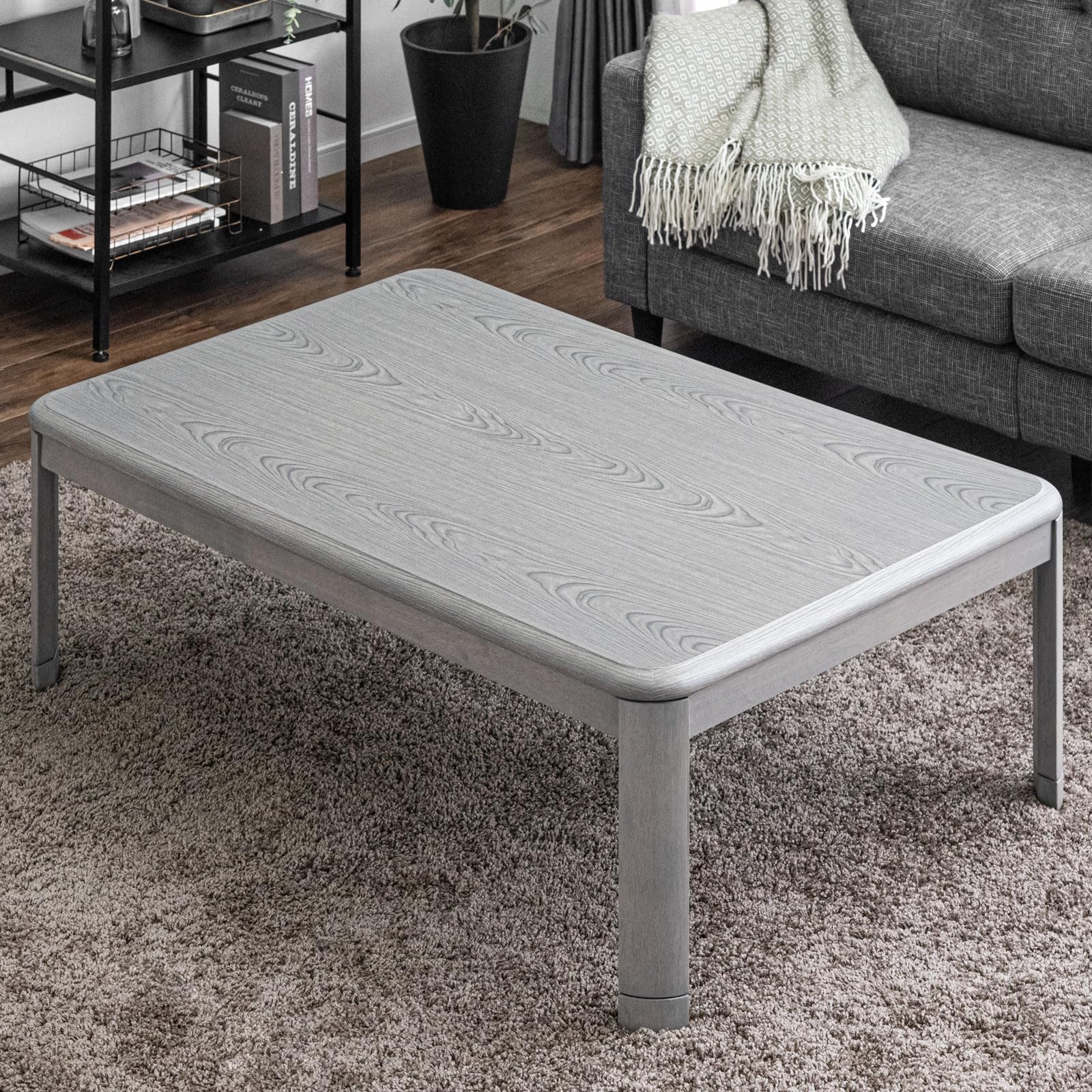 Amazon.co.jp: タンスのゲン こたつテーブル 長方形 120 こたつ本体