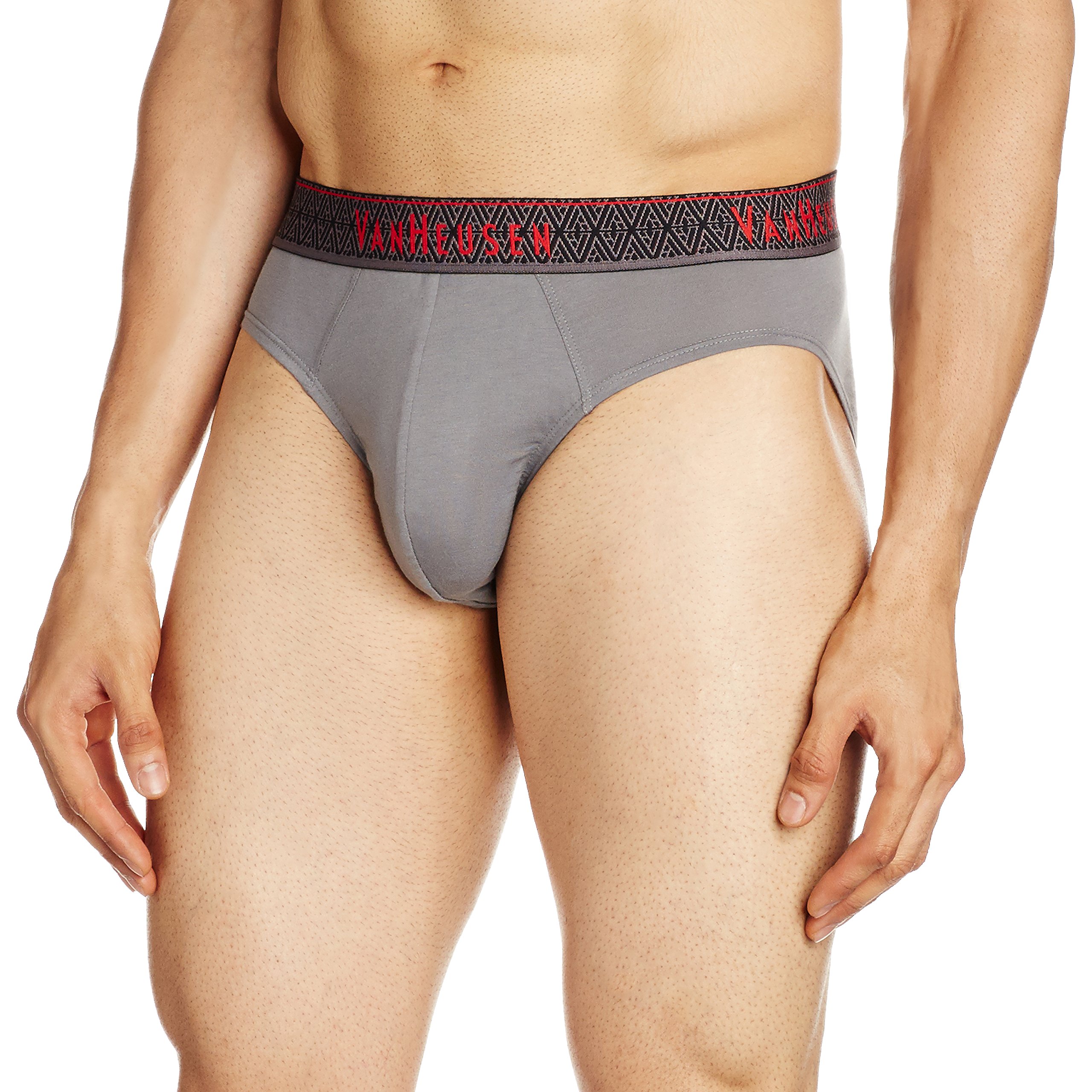 Van HeusenMen Briefs - 100% Pima Cotton - Colour Fresh, Label Free, Ultra Soft